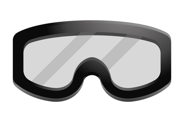 military goggles icon - Vector, afbeelding