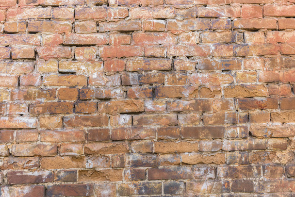 Abstract background texture of a brick wall close-up - Foto, Bild
