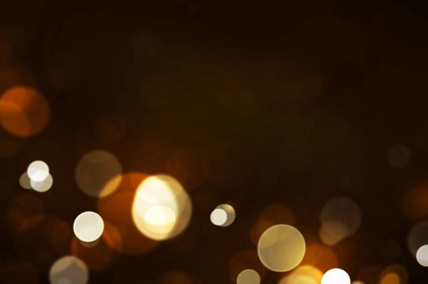 Abstract gold bokeh background.Glitter vintage lights background. - Fotoğraf, Görsel
