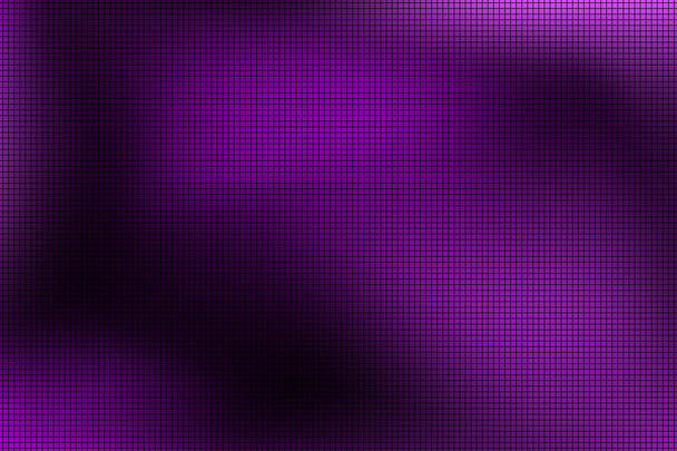 Background from the grid with a colored  black purple gradient.  - Vector, Image