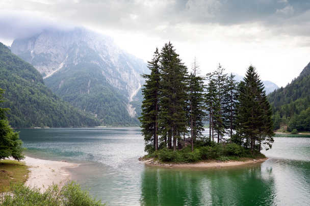 Lake Predil. Province Udine.Italy - Valokuva, kuva