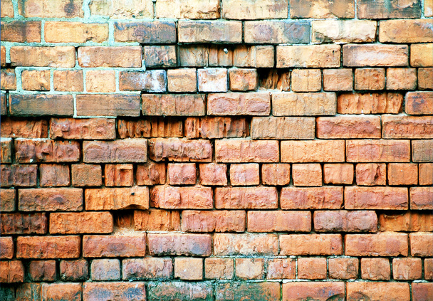 Antiguo muro de ladrillo - Foto, imagen