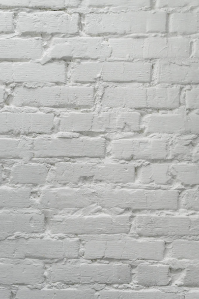 Mur de briques blanches. Fond en brique loft blanc
. - Photo, image