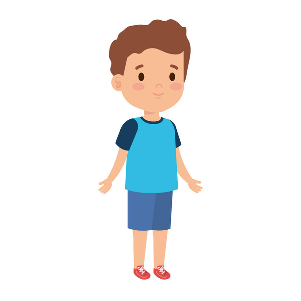 little boy kid character - Vector, Image
