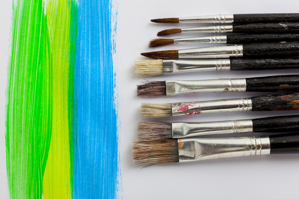many paint brushes - Photo, Image