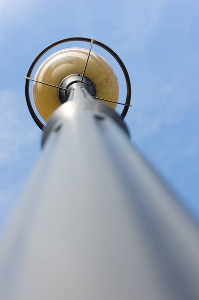 High street lamp and blue sky - Photo, image