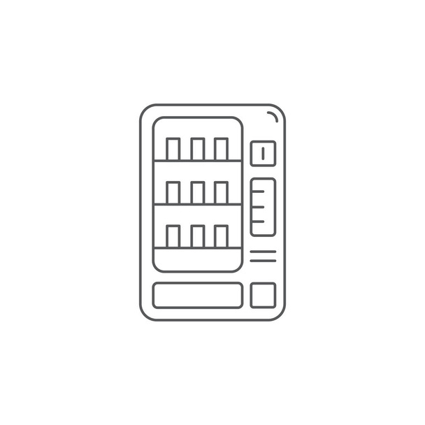 distributeurs automatiques icône vectorielle, signe, illustration sur fond
 - Vecteur, image