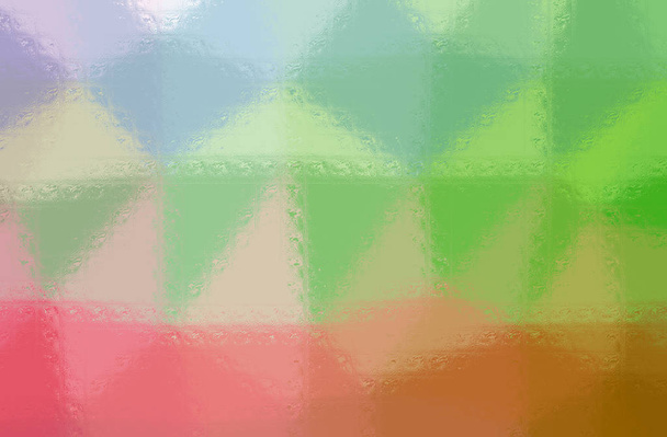 Absztrakt illusztráció zöld, rózsaszín, piros üveg blokkok háttér. - Fotó, kép