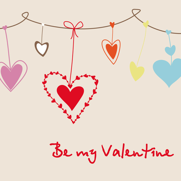 Be my Valentine - Vetor, Imagem