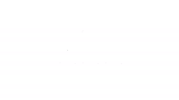 Icono de línea de árbol de carpeta gris sobre fondo blanco. Organigrama de la estructura de la carpeta de archivos de red informática. Animación gráfica de vídeo 4K
 - Imágenes, Vídeo