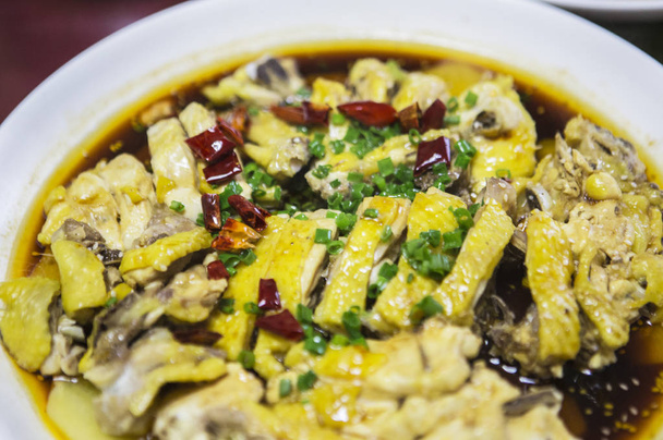 tasty Asian food  on background,close up - Foto, imagen
