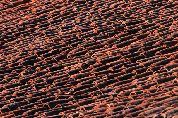 background of roof tiles - Фото, зображення