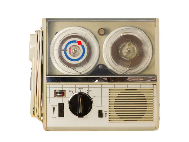 Mini grabadora de cinta antigua 04
 - Foto, Imagen