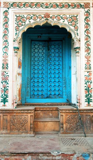 tradiční indické dveře - Fotografie, Obrázek