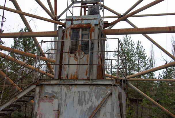 Militaire antenne in Tsjernobyl, Tour naar Tsjernobyl en Pripyat - Foto, afbeelding