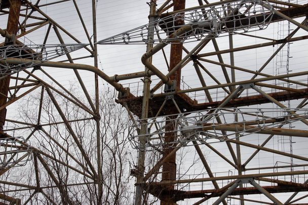 Militärantenne in Tschernobyl, Tour nach Tschernobyl und Pripjat - Foto, Bild