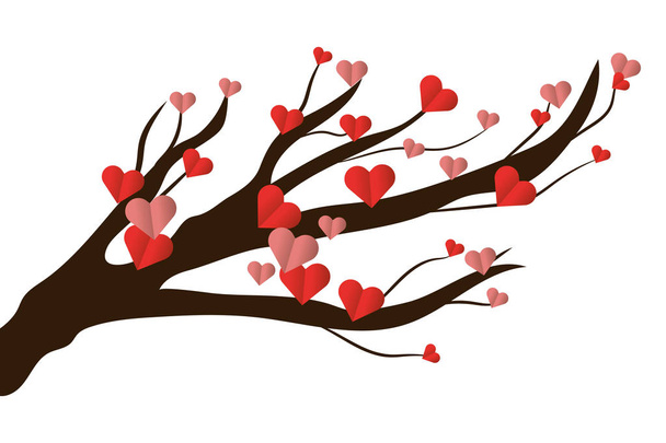 Valentinstag Herz Cartoon - Vektor, Bild