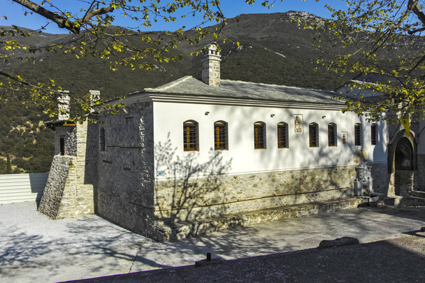 Medieval Monastery of Timiou Prodromou St. John the Baptist near town of Serres, Central Macedonia, Greece - Photo, Image