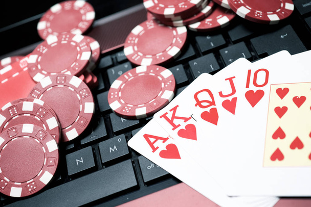Online-Glücksspielkonzept - Foto, Bild