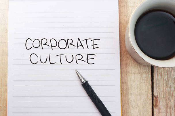 Corporate Culture, Motivational Business Words Quotes Concept - Photo, Image