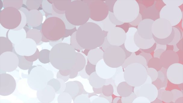 schöne abstrakte Animation von bunten Kreisen, die ihre Farbe von weiß und rosa zu blau wechseln. Animation. Farbenfrohe Abstraktion - Foto, Bild