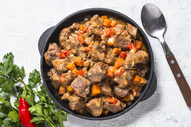 Beef stew with vegetables. - Photo, Image