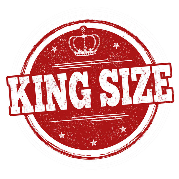 Señal o sello King size
 - Vector, Imagen