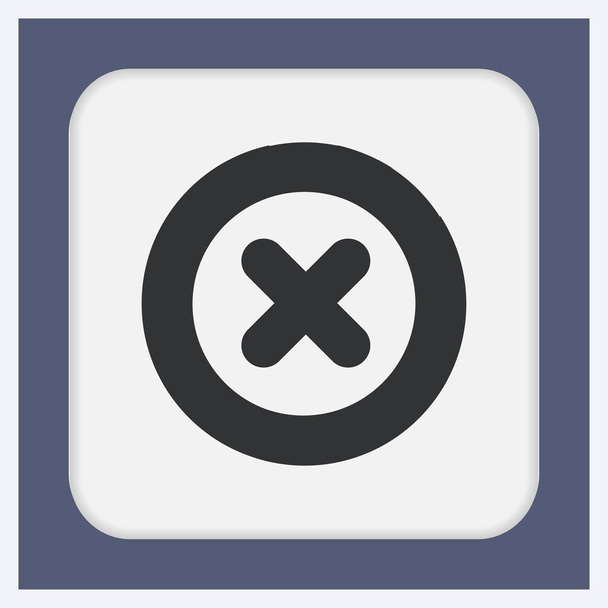 Close icon. Delete icon. Vector sign symbol. - Vector, Image