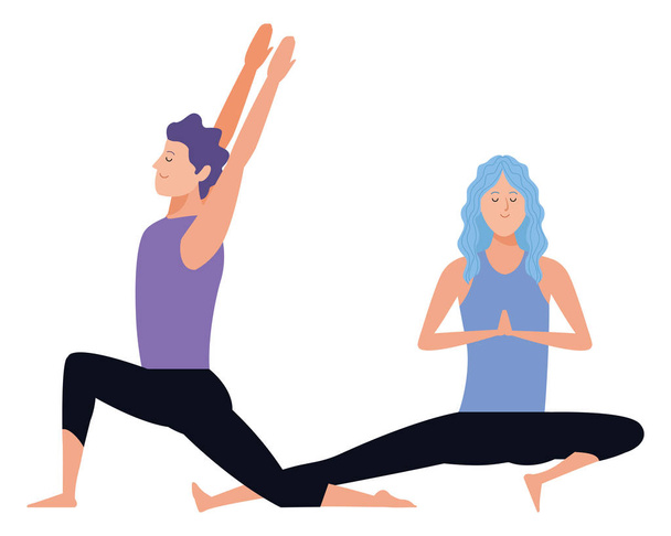 Yoga poses Free Stock Vectors