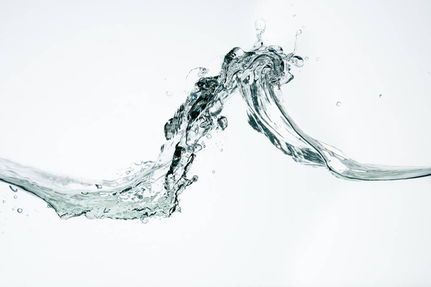 Wave of water against a white background - Zdjęcie, obraz