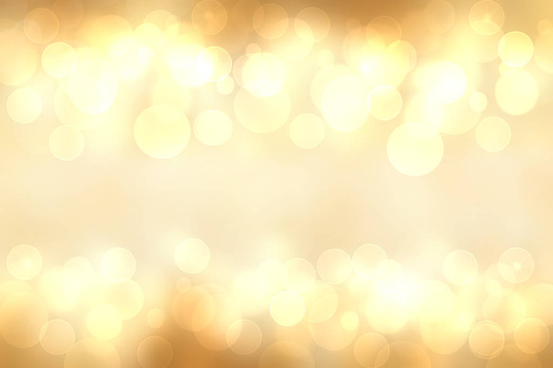 Een feestelijke abstracte gouden Gele gradient achtergrond textuur wit - Foto, afbeelding