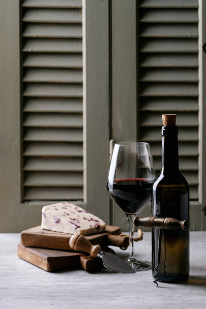 Glass of Red wine - Фото, изображение