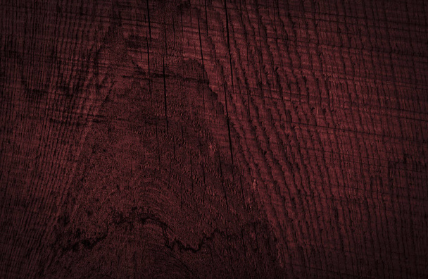 Textuur van donkere Bourgondische oude ruwe hout. Mahonie abstracte achtergrond voorontwerp. Vintage retro - Foto, afbeelding