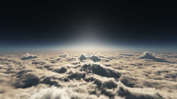 por encima de nubes puesta de sol 4k
 - Imágenes, Vídeo