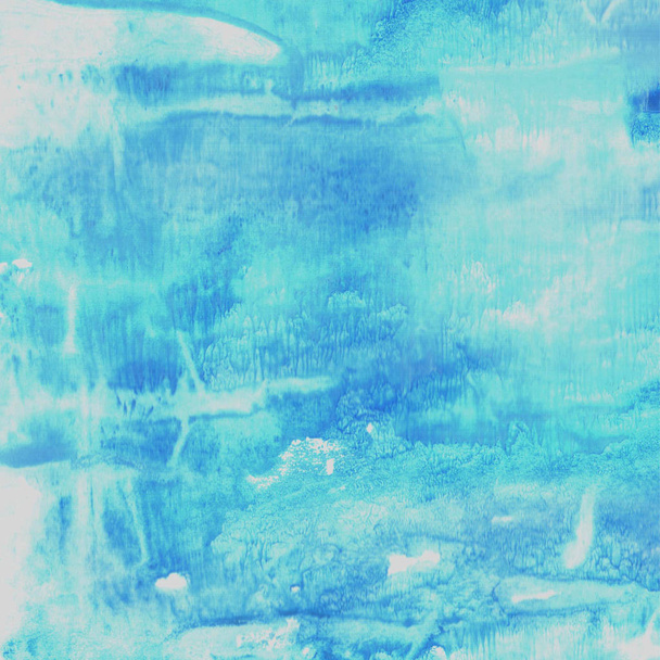 Acuarela textura azul brillante
. - Foto, Imagen