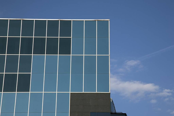 Modern Blue Office Building - Foto, imagen