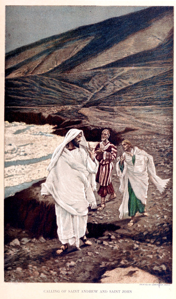 Christian illustration. Old image - Photo, Image