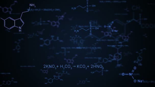 Abstrakti tausta kuusikulmioita, rakenne molekyyli, 3d renderöinti tiede, teknologia ja lääketieteellinen käsite - Materiaali, video