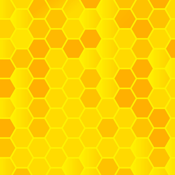 Achtergrond honingraat - Vector, afbeelding