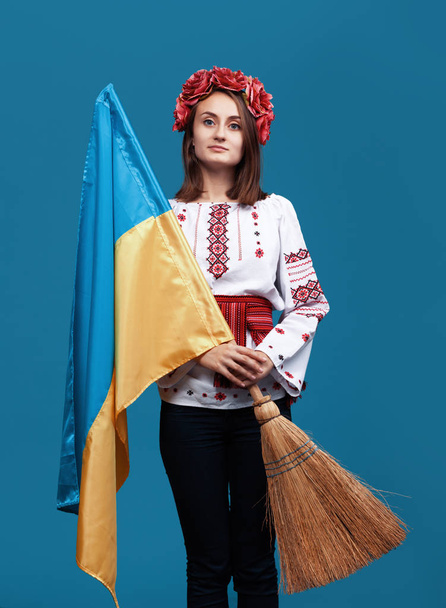 Ukraine patriotic concept - Foto, afbeelding