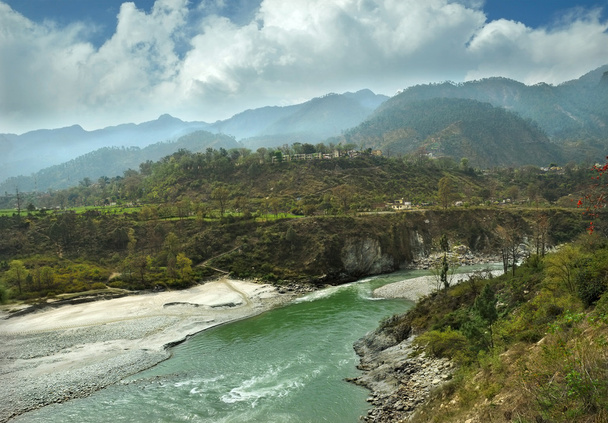 horská Alaknandu řeka - Fotografie, Obrázek