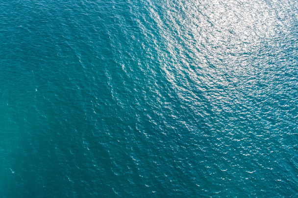 Aerial view of sea wave surface - Foto, imagen