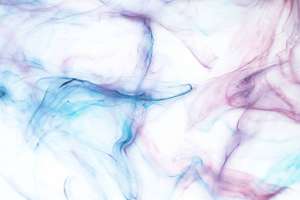 Colorful ink  on white paper background. Texture - Valokuva, kuva