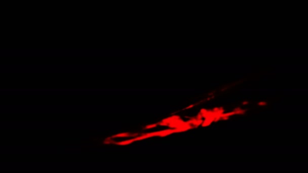 Rode strepen licht abstracte animatie achtergrond. Naadloze loops - Video