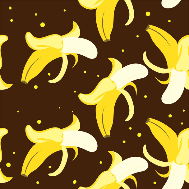 fruit pattern background graphic banana - Διάνυσμα, εικόνα