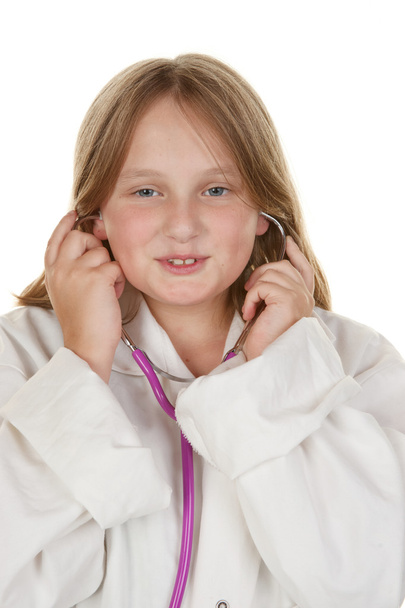 Young girl pretending to be a doctor - Photo, image