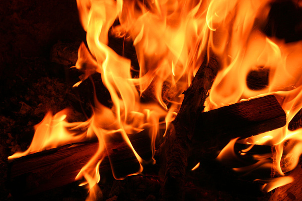 Fire as background - Foto, immagini