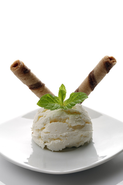 Vanilková zmrzlina - Fotografie, Obrázek