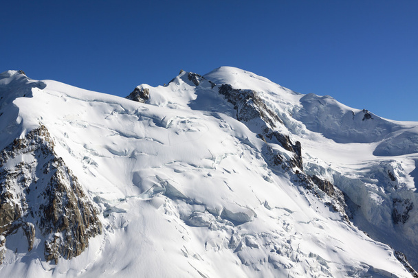 Vista dall'alto del Monte Bianco ingrandita
 - Foto, immagini