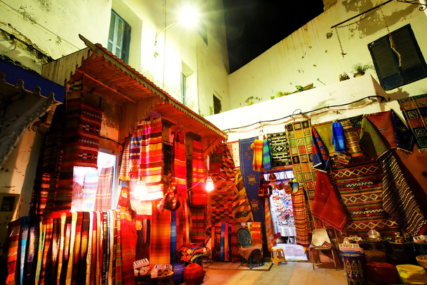 Essaouira, Afrika 'daki geleneksel Fas dükkanı - Fotoğraf, Görsel